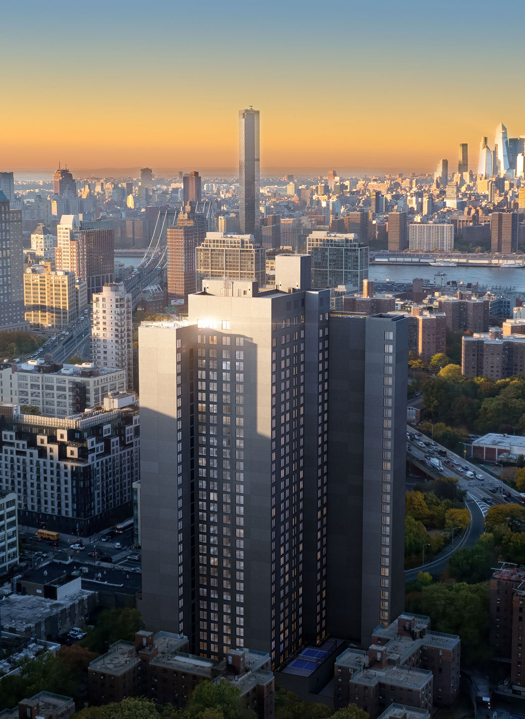 Exterior building rendering