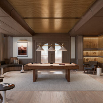 Speakeasy with billiards table